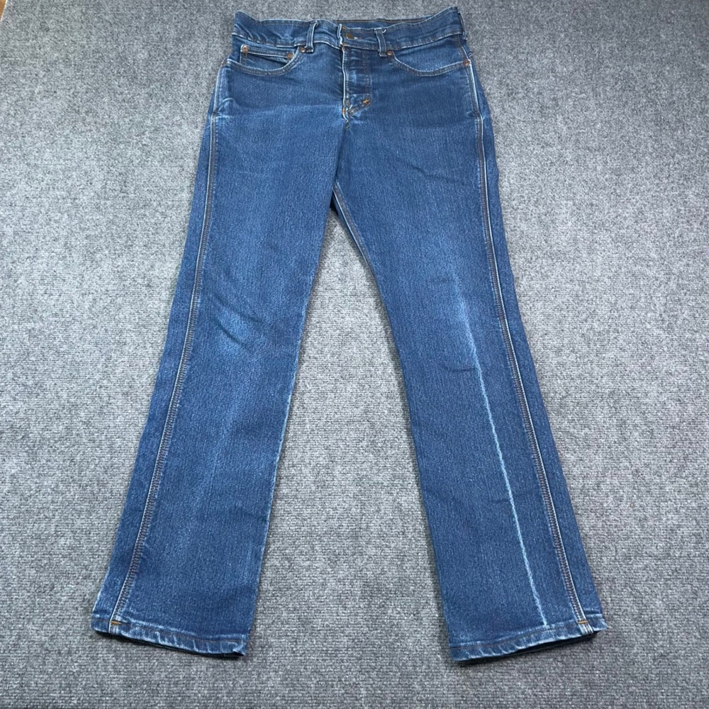 Origin Legit Fit Factory Jeans Mens 33x32 Straight Leg Made in USA Blue Denim